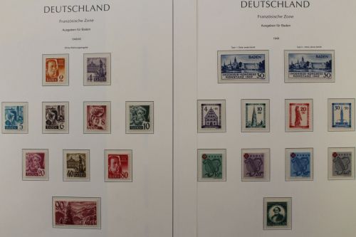 Französische Zone 1945-1949 mit Baden 46 II, postfrisch