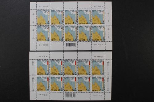 Estland, MiNr. 502-503 Kleinbogen, postfrisch