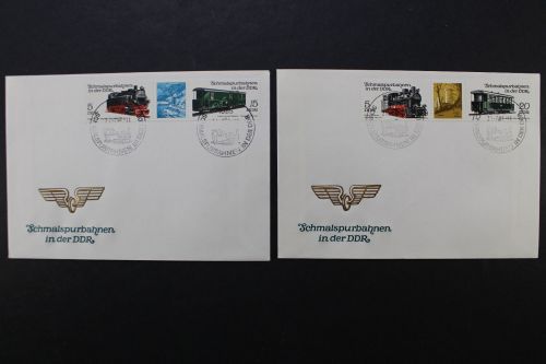 DDR, MiNr. 2629-2632, 2 Dreierstreifen, FDC