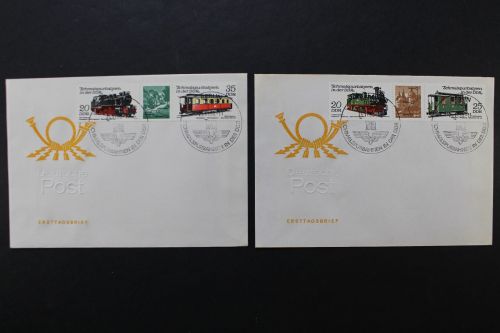 DDR, MiNr. 2562-2563 Dreierstreifen, FDC
