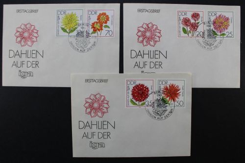 DDR, MiNr. 2435-2440, FDC