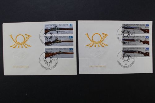 DDR, MiNr. 2376-2381 Dreierstreifen, FDC