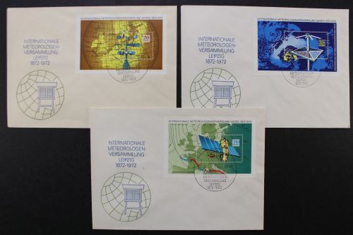 DDR, MiNr. Block 34-36, FDC