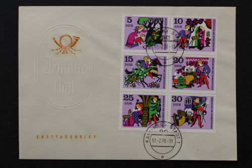 DDR, MiNr. 1545-1550, FDC