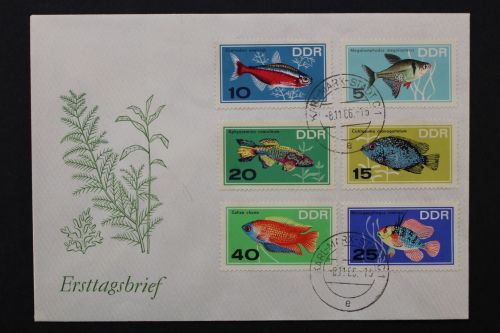 DDR, MiNr. 1221-1226, FDC