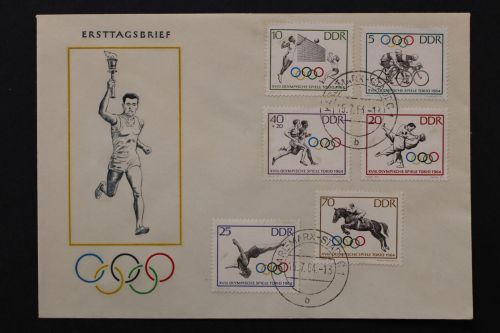 DDR, MiNr. 1033-1038, FDC