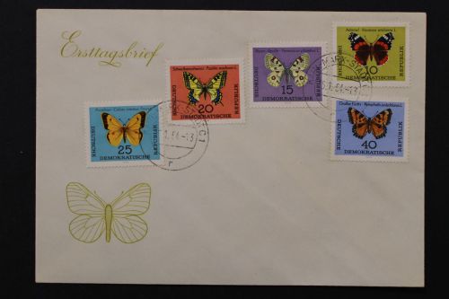 DDR, MiNr. 1004-1008, FDC