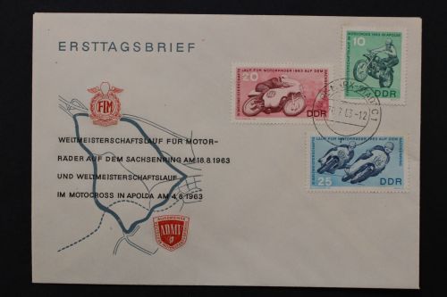 DDR, MiNr. 972-974, FDC