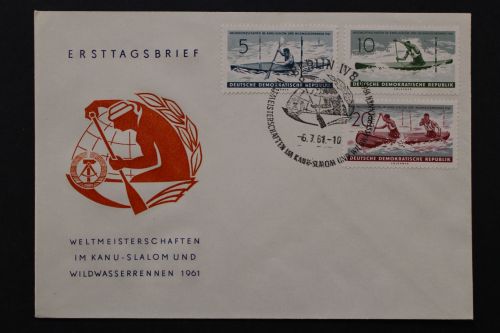 DDR, MiNr. 838-840, FDC