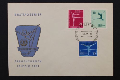 DDR, MiNr. 830-832, FDC