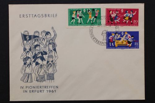 DDR, MiNr. 827-829, FDC