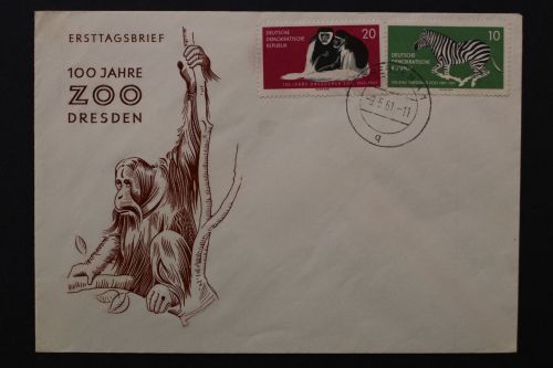 DDR, MiNr. 825-826, FDC
