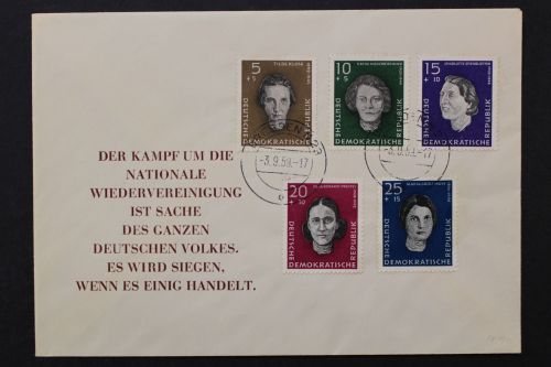 DDR, MiNr. 715-719, FDC