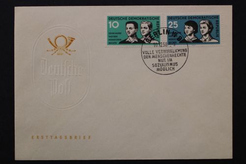 DDR, MiNr. 669-670, FDC