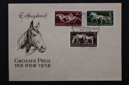 DDR, MiNr. 640-642, FDC