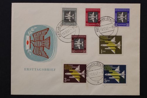 DDR, MiNr. 609-615, FDC