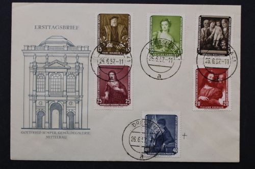 DDR, MiNr. 586-591, FDC