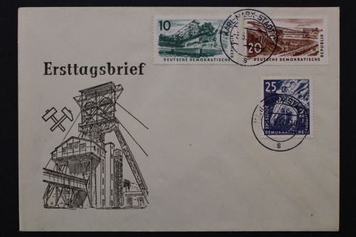 DDR, MiNr. 569-571, FDC