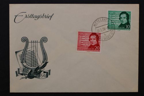 DDR, MiNr. 528-529, FDC