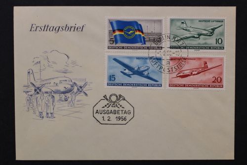 DDR, MiNr. 512-515, FDC