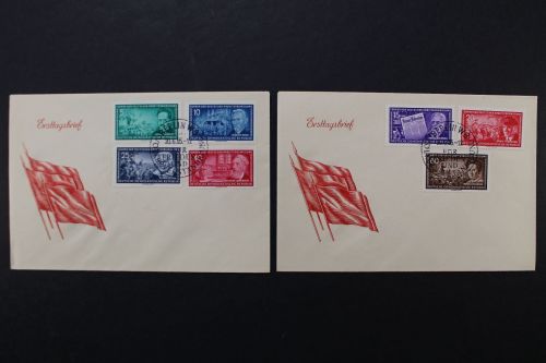 DDR, MiNr. 472-478, FDC