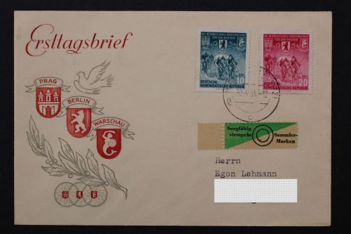DDR, MiNr. 470-471, FDC