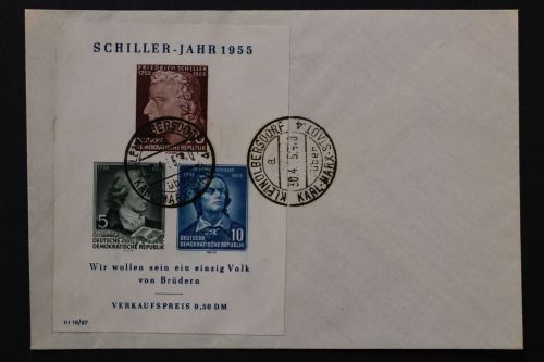 DDR, MiNr. Block 12, FDC