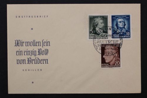 DDR, MiNr. 464-466 A, FDC