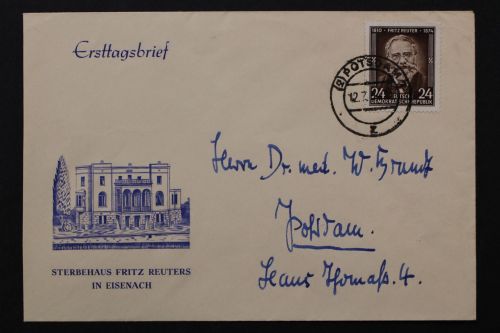 DDR, MiNr. 430, FDC