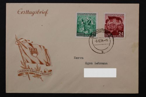 DDR, MiNr. 428-429, FDC