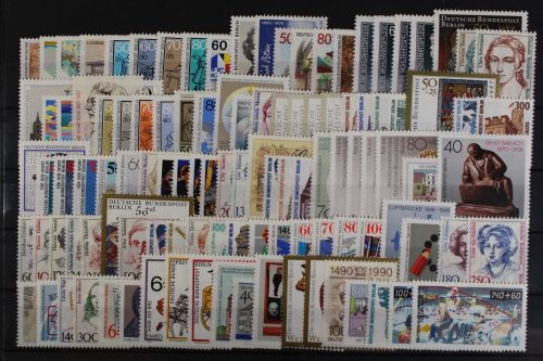 Berlin, MiNr. 750-879, Jahrgänge 1986-1990, gestempelt