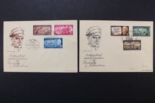 DDR, MiNr. 398-403, FDC