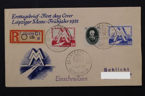 DDR, MiNr. 282-283, FDC