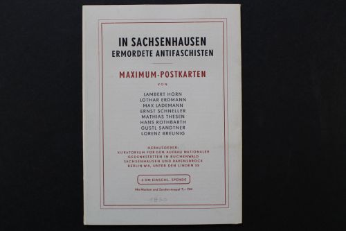 DDR, MiNr. 752-756 + 765-767, Maximumkarten