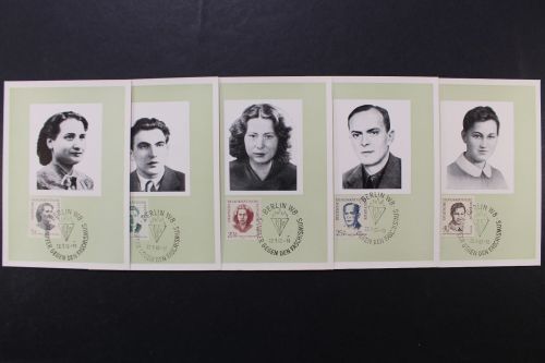 DDR, MiNr. 881-885, Maximumkarten