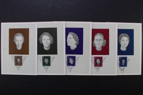 DDR, MiNr. 715-719, Maximumkarten