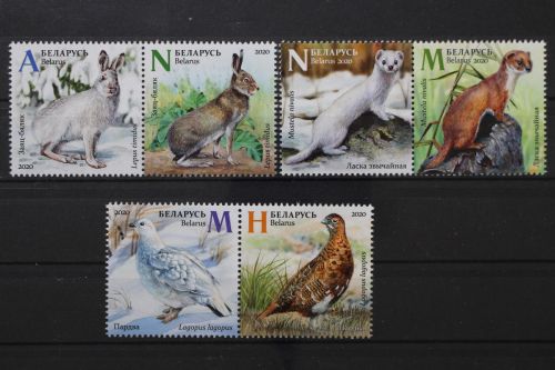 Belarus, MiNr. 1343-1348, 3 Paare, postfrisch