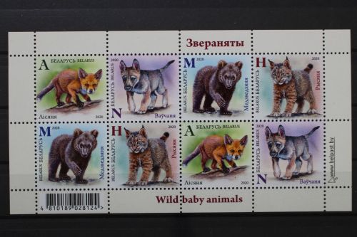 Belarus, MiNr. 1328-1331 Zd-Kleinbogen, postfrisch