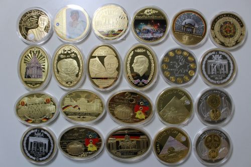 Medaillen-Partie, 22 Stück überwiegend zum Thema "Deutsche Geschichte"