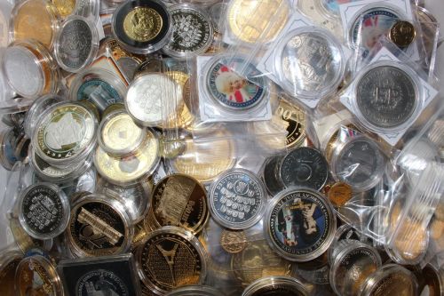 Medaillen-Posten mit einem Gesamtgewicht von 6,9 KG,