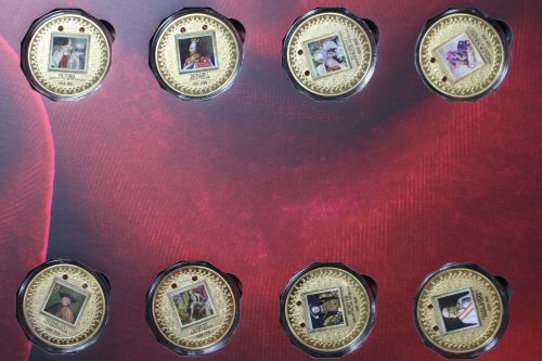 Europäische Monarchen, dekorative Medaillensammlung