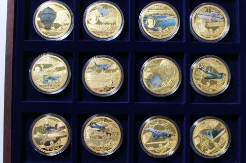Geschichte der Luftfahrt, dekorative Medaillensammlung
