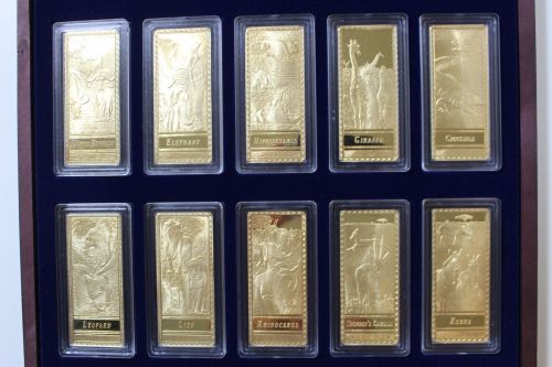 African Wildlife, dekorative Medaillensammlung
