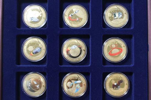 Die Apollo Missionen, dekorative Medaillensammlung