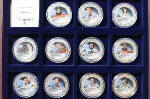 Deutschland im Weltall, dekorative Medaillensammlung