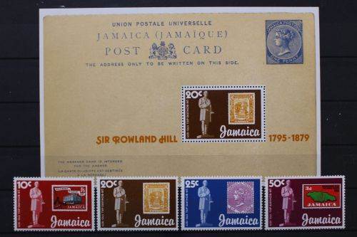 Jamaika, MiNr. 458-461 + Block 15, postfrisch