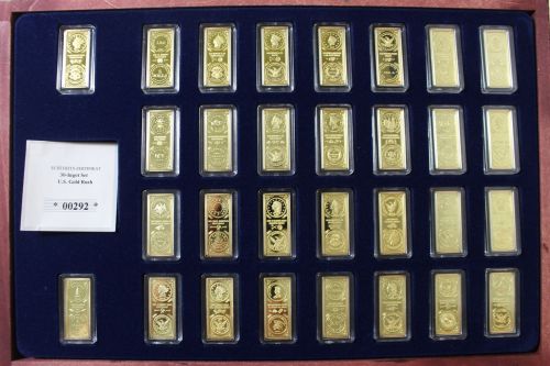 U.S. Gold Rush, dekorative Medaillensammlung