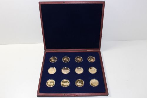 Geschichte der Dampfeisenbahn, dekorative Medaillensammlung