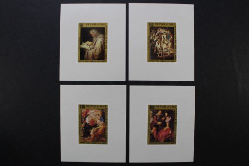 Kongo-Brazzaville, MiNr. 606-609 Einzelböcke B, ungezähnt, postfrisch