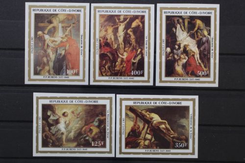 Elfenbeinküste, MiNr. 777-781 B, ungezähnt, postfrisch